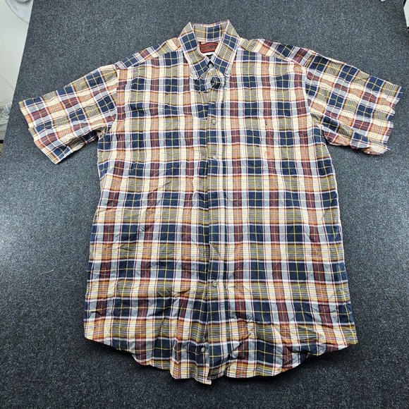 Wrangler Other - Twenty X Wrangler Men's L Multicolor Plaid Long Sleeve Button Down Shirt‎